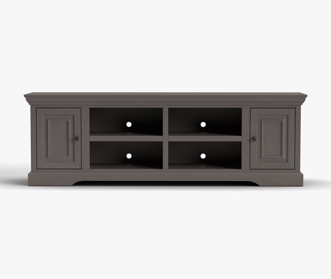 Charleston 78" TV Stands can also fit 75 inch Classic Gray - Traditional