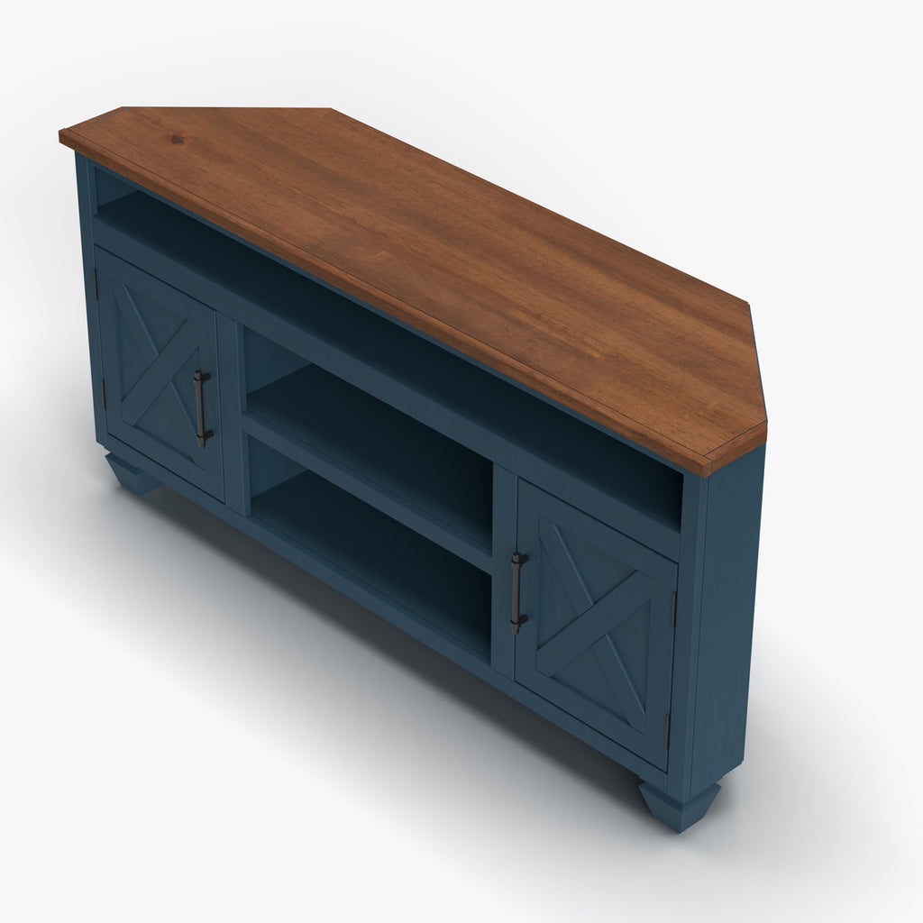 64" Liberty Corner TV Stand for 55", 65", and 70" TVs Farmhouse