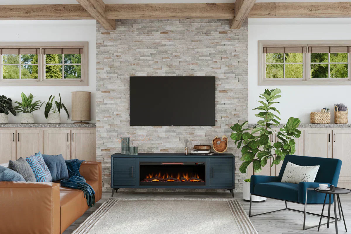 What to Do With the Space Under a Wall-Mounted TV: Furniture, Decor ...