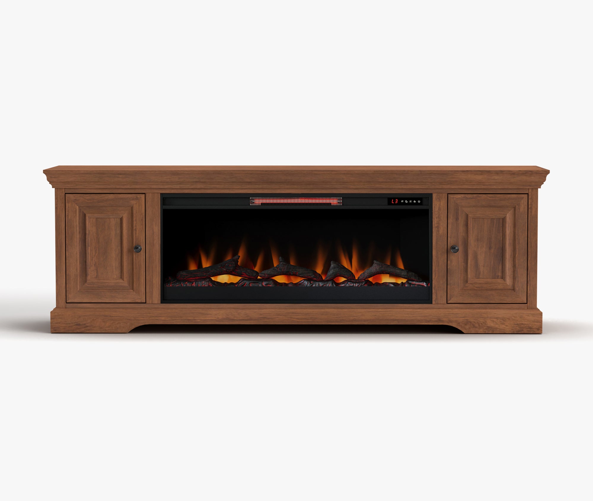 Charleston Fireplace TV Stand for 7585" TVs, Traditional Realcozy