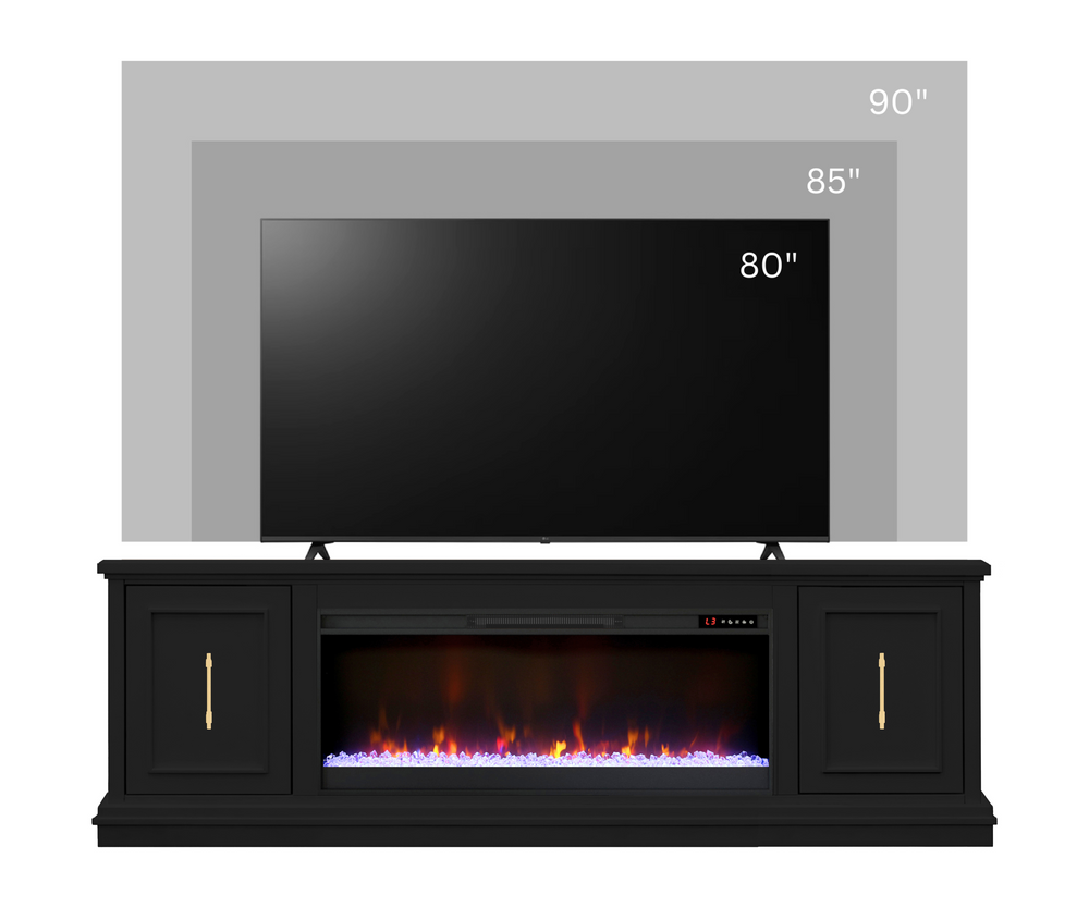 Fireplace TV stand: 82