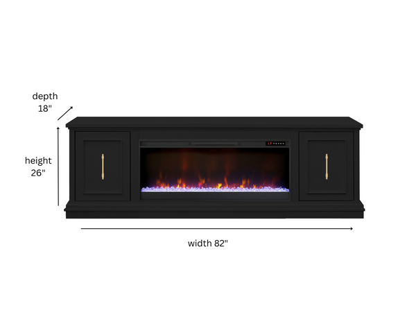 82" Jordan Fireplace TV Stand - image 4