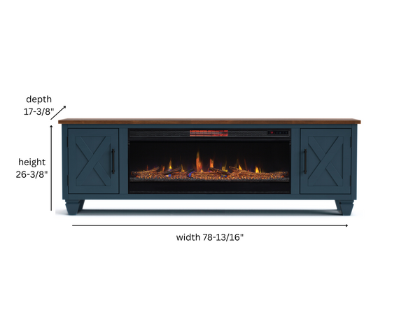 78" Liberty Fireplace TV Stand - image 4