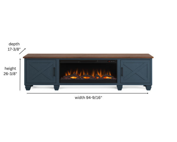 95" Liberty Fireplace TV Stand - image 4