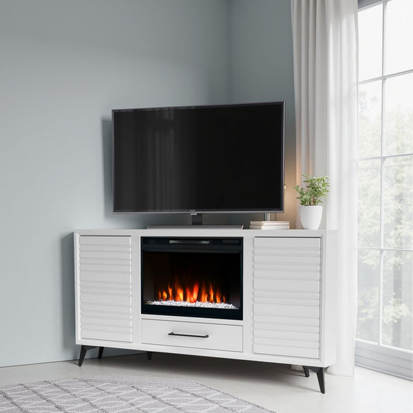 64" Malibu Corner Fireplace TV Stand