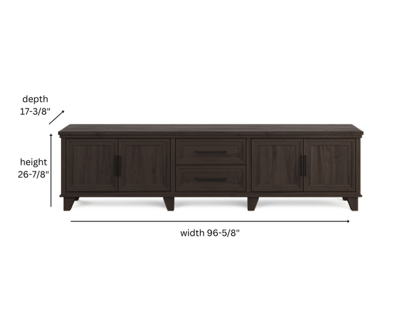 95" Sonoma TV Stand - image 4