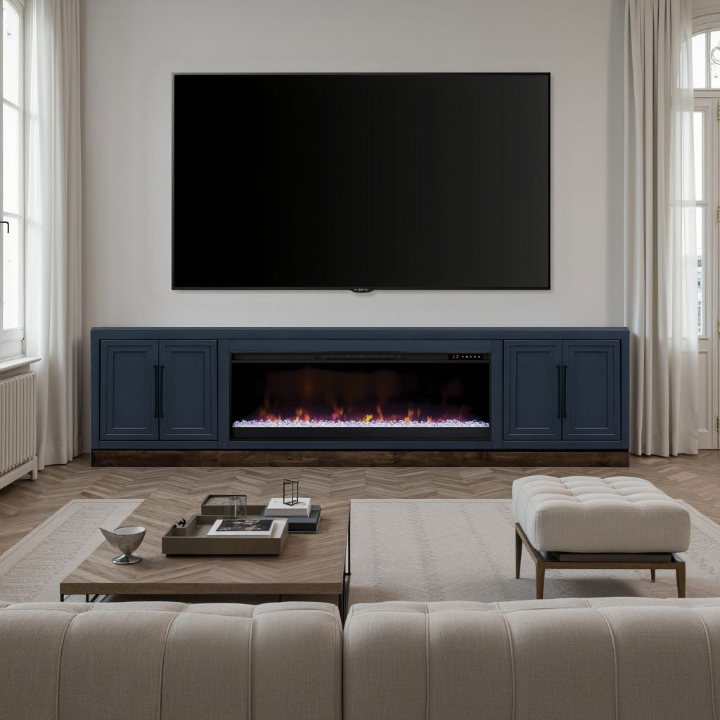 Oceanside 94" Fireplace Console