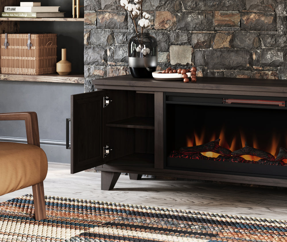 Sonoma 78 Fireplace TV Stand for TVs up to 85 - Traditional Modern –  Realcozy