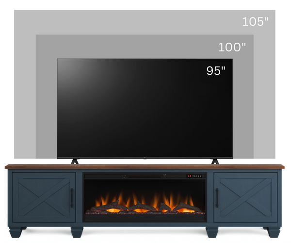 95" Liberty Fireplace TV Stand - image 3