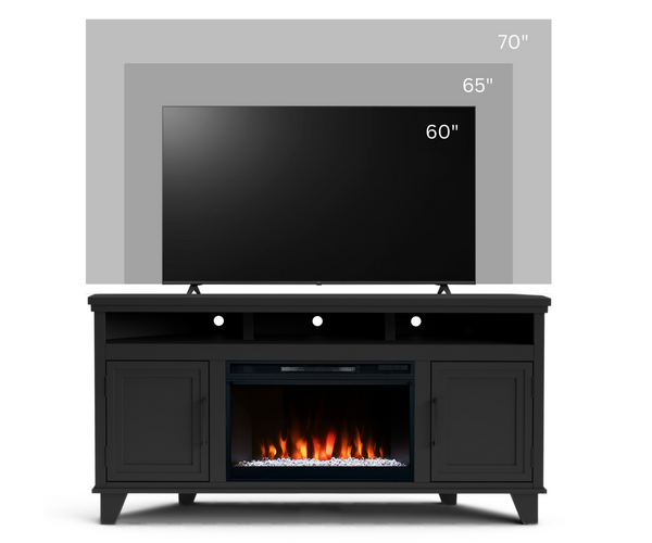 64" Sonoma Corner Fireplace TV Stand