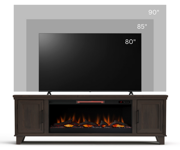 78" Sonoma Fireplace TV Stand - image 3