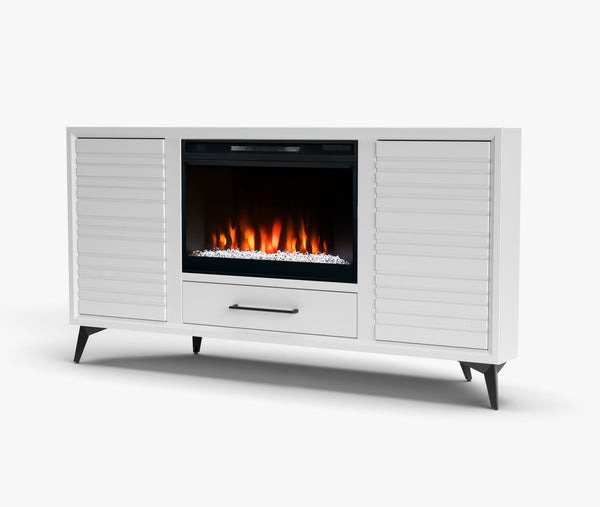 64" Malibu Corner Fireplace TV Stand