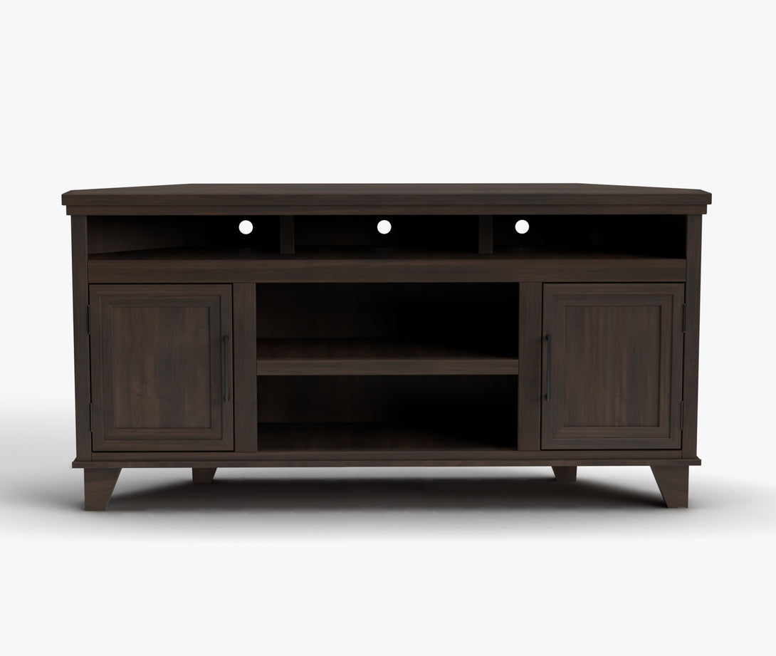 Sonoma 64-inch Corner TV Stands Java - Traditional and Modern